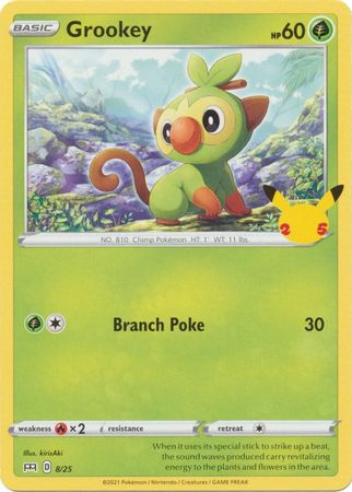 Grookey - 8/25 - McDonalds 25th Anniversary Promo