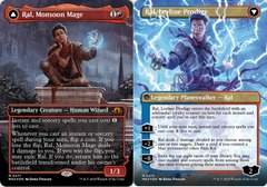 Ral, Monsoon Mage // Ral, Leyline Prodigy ~~ Borderless - Textured Foil