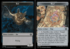 Bat Token // Map Token - Foil