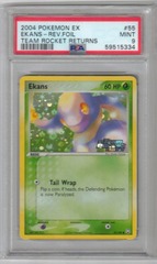 2004 Pokemon EX 55 Ekans Rev. Foil Team Rocket Returns PSA 9 59515334