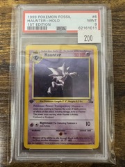 1999 Pokemon Fossil 1st Edition 6 Haunter PSA 9 62161011