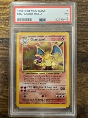 1999 Pokemon Base Set Unlimited 4 Charizard Holo PSA 7 92630448