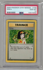 2000 Pokemon Gym Heroes 100 Erika PSA 10 54574058