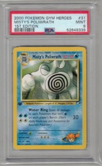 2000 Pokemon Gym Heroes 31 Misty's Poliwrath 1st Edition 52649339