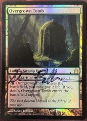 Overgrown Tomb Foil Signed Steve Belledin Return to Ravnica