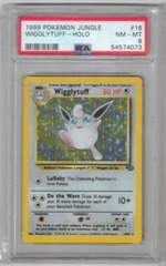 1999 Pokemon Jungle 16 Wigglytuff Holo PSA 8 54574073