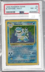 1999 Pokemon Game 2 Blastoise Holo PSA 8 48356805