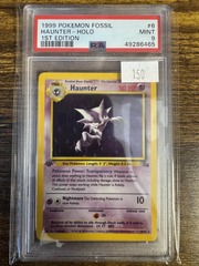 1999 Pokemon Fossil 1st Edition 6 Haunter PSA 9 49286465