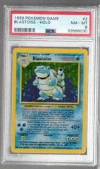 1999 Pokemon Game 2 Blastoise Holo PSA 8 53566030