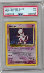 1999 Pokemon Game 10 Mewtwo Holo PSA 7 56279426