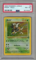 1999 Pokemon Jungle 9 Pinsir Holo PSA 8 62163221