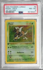 1999 Pokemon Jungle 9 Pinsir Holo 1st Edition PSA 8 62163237