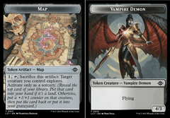 Map Token // Vampire Demon Token - Foil