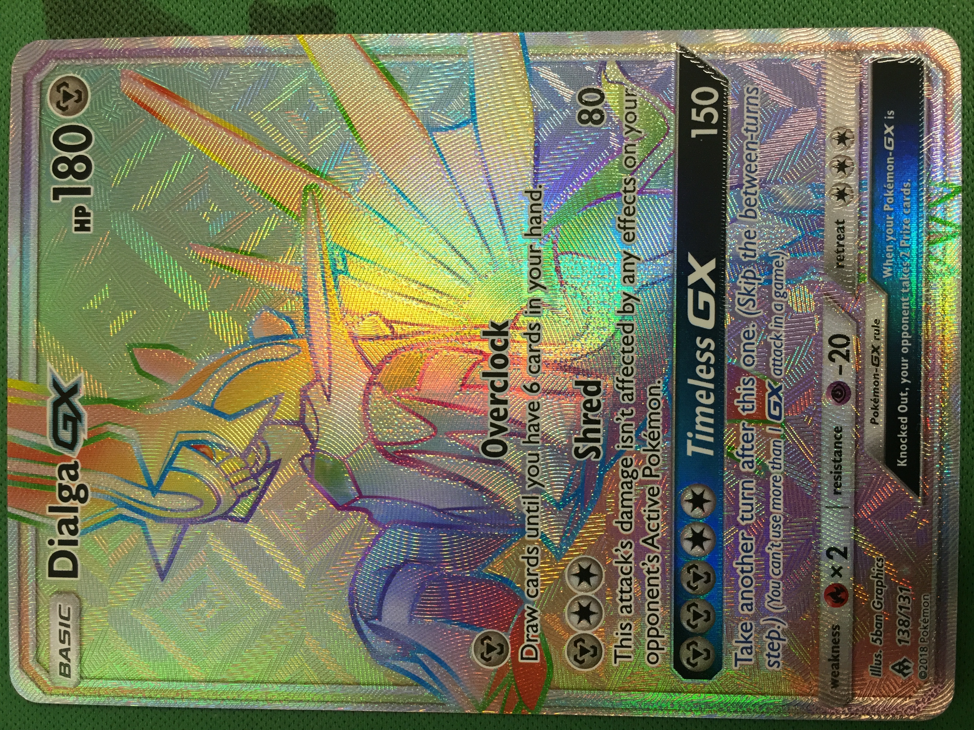 Dialga GX - 138/131 - Secret Rare
