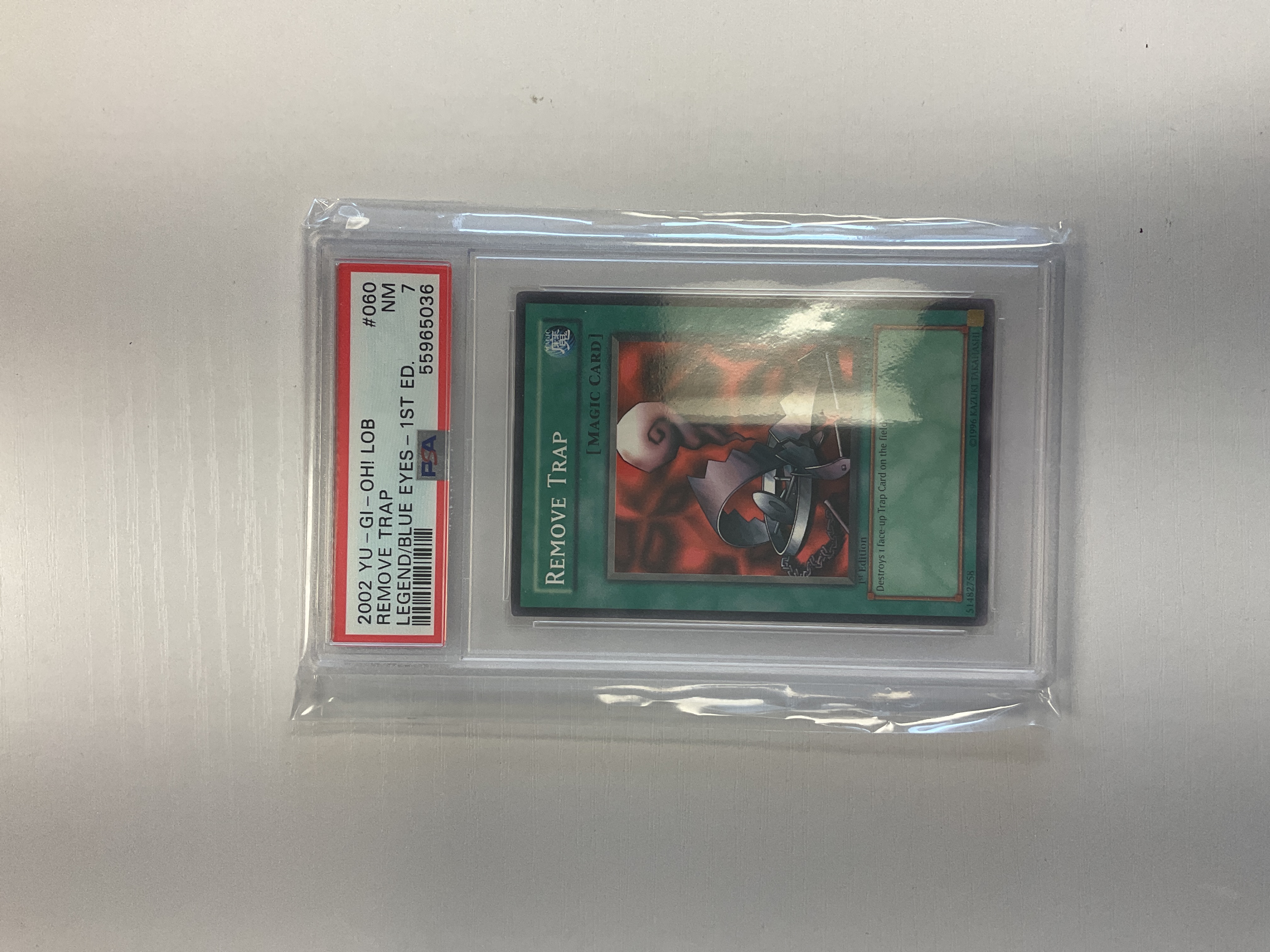 Remove Trap - PSA 7 LOB-060 1st Edition