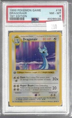 1999 Pokemon Game 18 Dragonair 1st Edition PSA 8 49286435