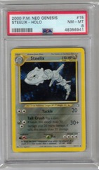 2000 P.M. Neo Genesis 15 Steelix Holo PSA 8 48356941