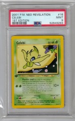 2001 P.M. Neo Revelation 16 Celebi 1st Edition PSA 9 52649293