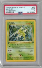 1999 Pokemon Jungle 26 Scyther 1st Edition PSA 9 62163226