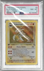 1999 Pokemon Fossil 9 Kabutops Holo 1st Edition PSA 8 62160983