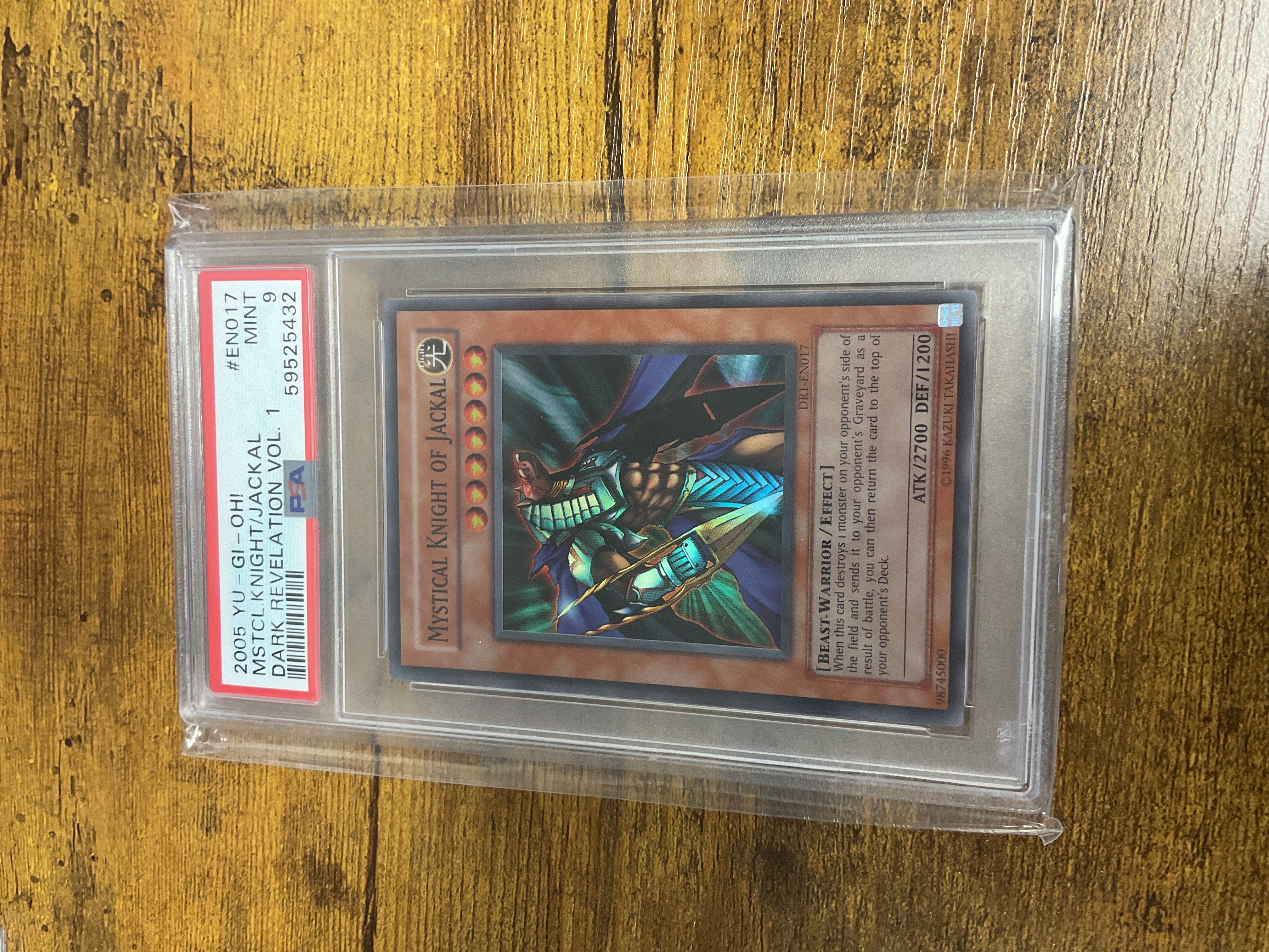 Mystical Knight of Jackal - PSA 9 DR1-EN017