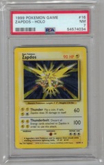 1999 Pokemon Game 16 Zapdos Holo PSA 7 54574034