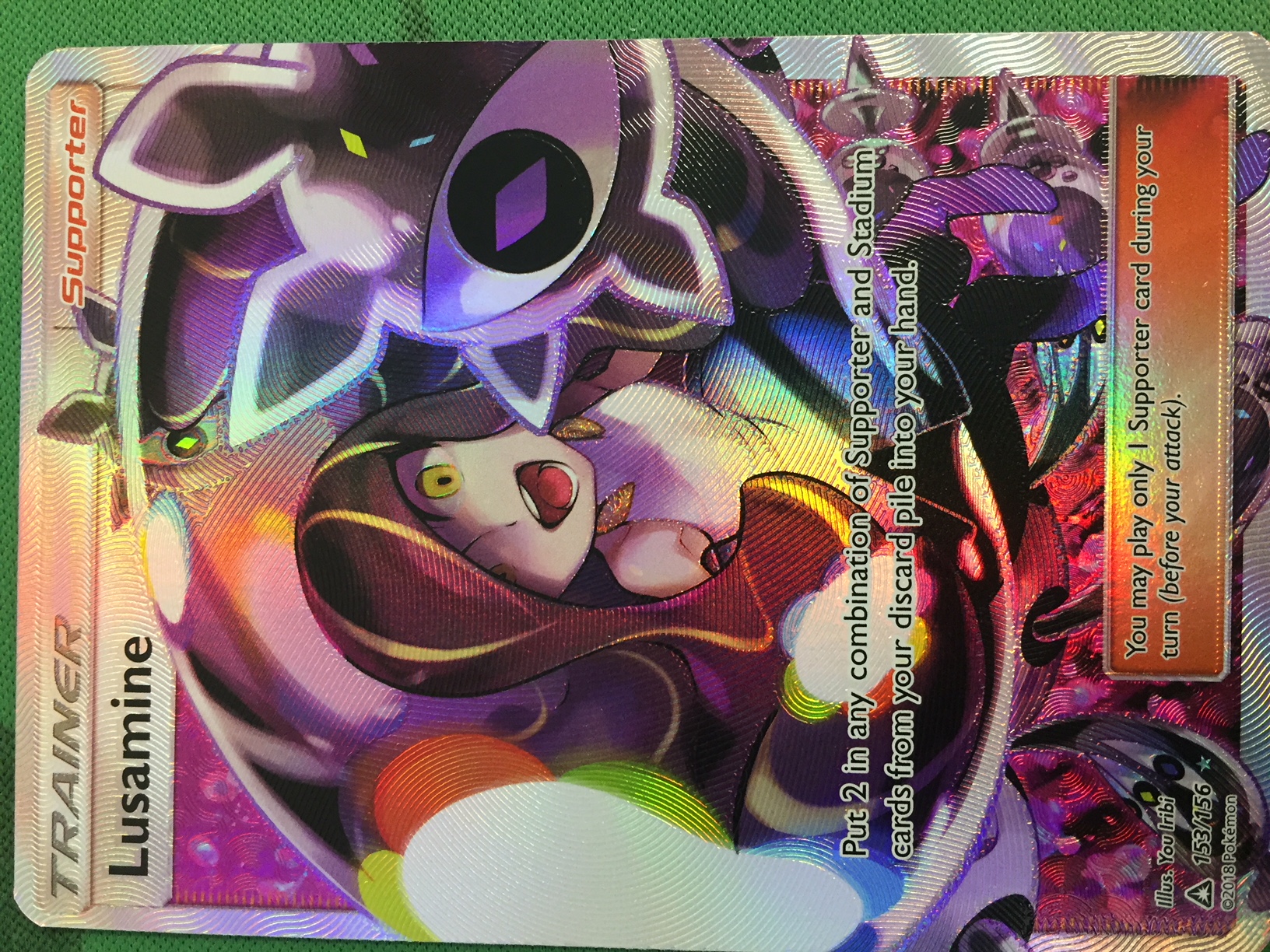 Lusamine - 153/156 - Full Art Ultra Rare