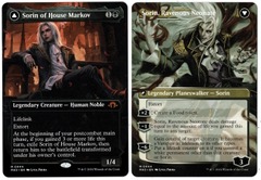 Sorin of House Markov // Sorin, Ravenous Neonate ~~ Borderless - Foil