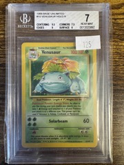 1999 Pokemon Base Set Unlimited 15 Venusaur BGS 7 0013320892