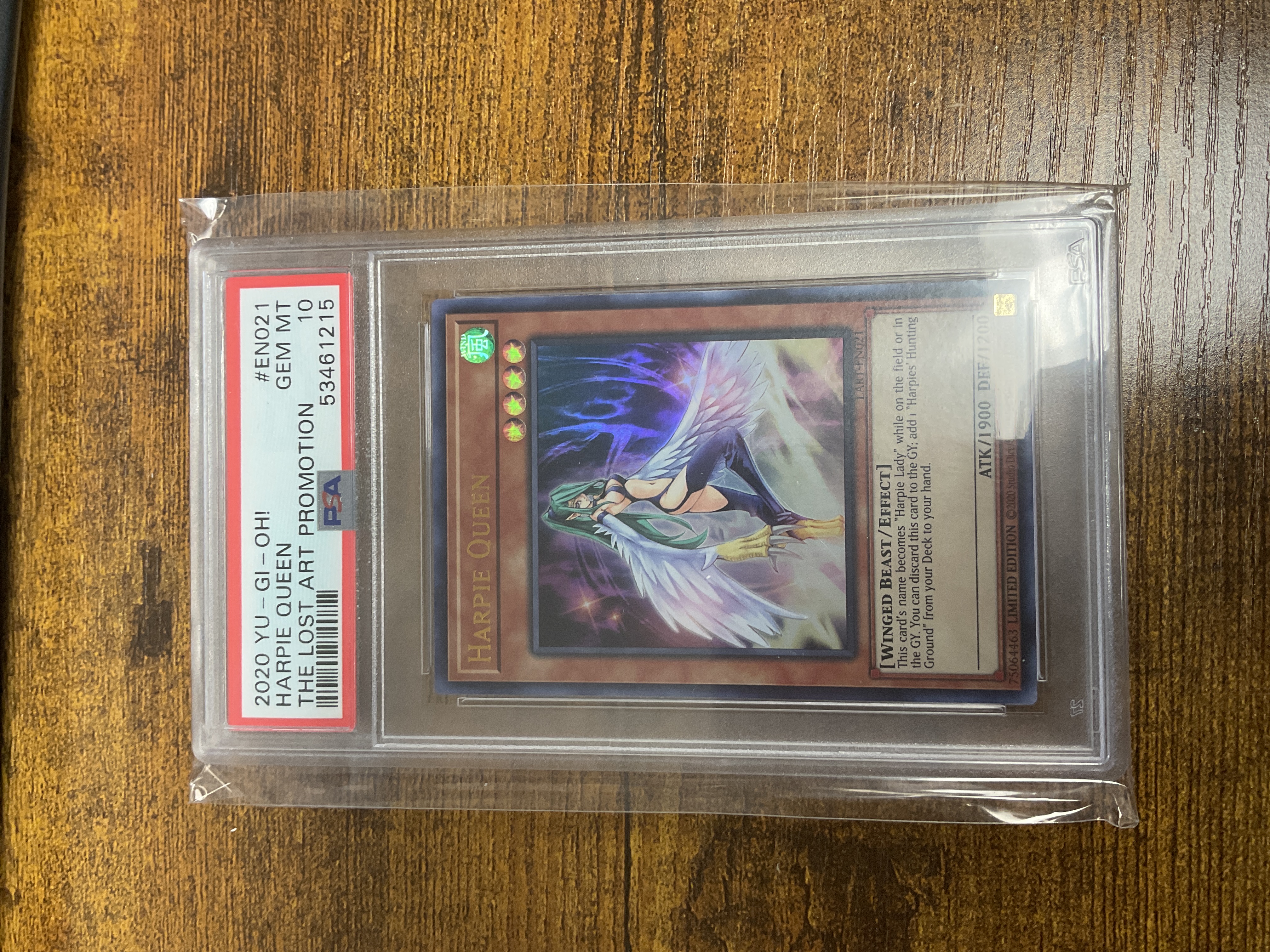 Harpie Queen - PSA 10 LART-EN021