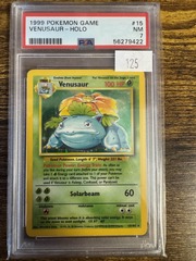 1999 Pokemon Base Set Unlimited 15 Venusaur PSA 7 56279422