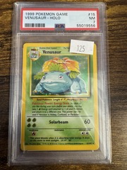 1999 Pokemon Base Set Unlimited 15 Venusaur PSA 7 55019556