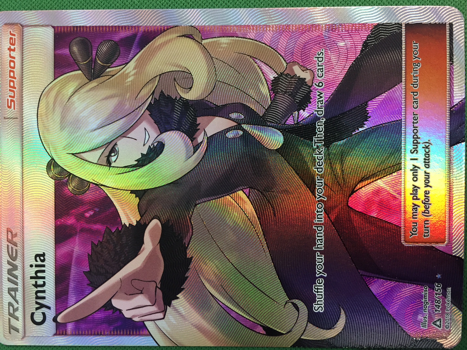 Cynthia - 148/156 - Full Art Ultra Rare