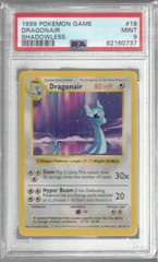 1999 Pokemon Game 18 Dragonair Shadowless PSA 9 62160737