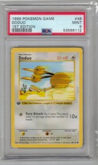 1999 Pokemon Game 48 Doduo 1st Edition PSA 9 53566112