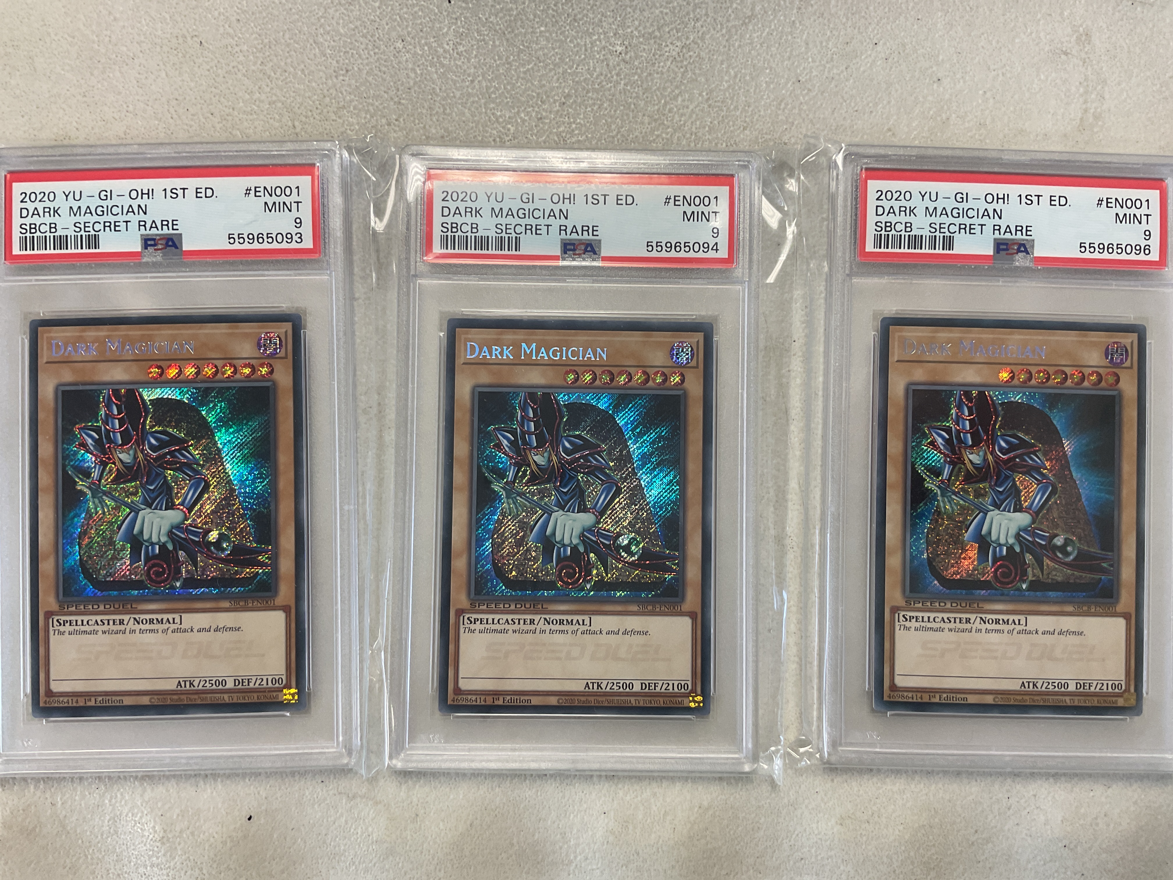 Dark Magician - SBCB-EN001 PSA 9 Secret Rare