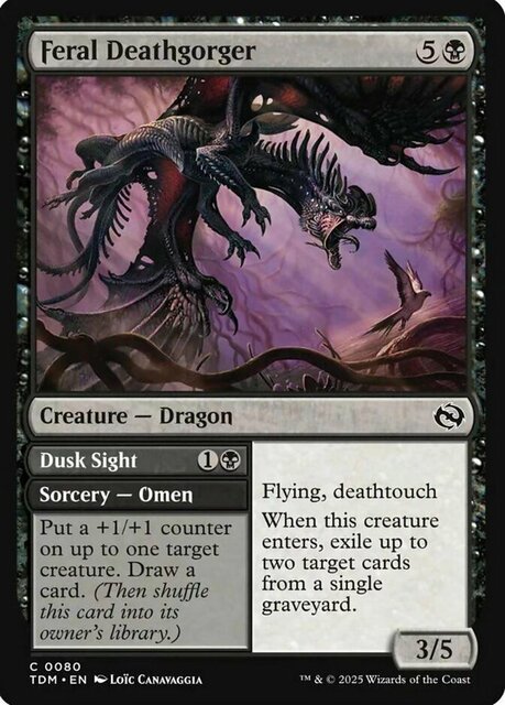 Feral Deathgorger // Dusk Sight - Showcase - Foil