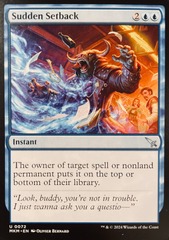 Sudden Setback (b - black bottle) - Foil