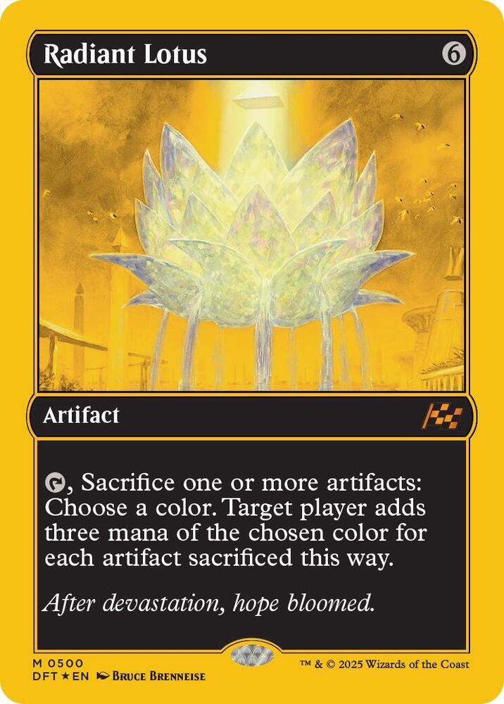 Radiant Lotus - Foil First-Place