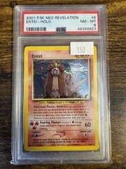 2001 Pokemon Neo Revelation 6 Entei Holo PSA 8 48356823
