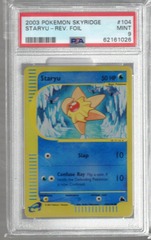 2003 Pokemon Skyridge 104 Staryu Rev. Foil PSA 9 62161026