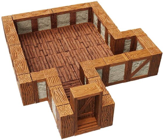 Warlock Tiles: Town & Village I - Straight Walls