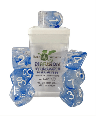 Diffusion Wizards Arcana - Set Of 7 Dice