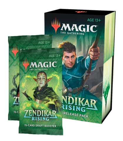Zendikar Rising Prerelease Pack + 2 Extra Boosters (Prerelease-at-Home Kit)