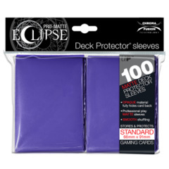 Ultra Pro - Pro Matte Eclipse: Deck Protector 100 Count Pack - Royal Purple