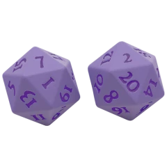 Vivid Heavy Metal Dice - Purple