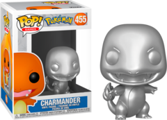 Pop! Pokemon - #455 - Charmander Silver Metallic - Games Series