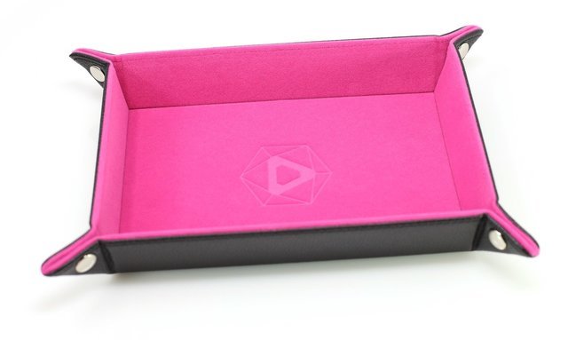 Die Hard Folding Rectangle Tray w/ Pink Velvet