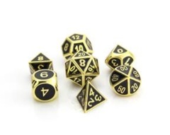 RPG Gothica Set - Shiny Gold w/ Black