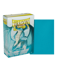 Dragon Shield - Turquoise - Players' Choice Matte Sleeves - Japanese Size [60 Sleeves]